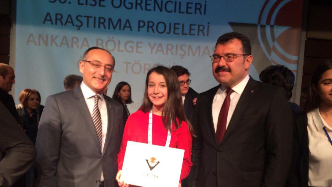 TUBİTAK Ankara Bölge Yarışmasında Okullarımızdan Büyük Başarı