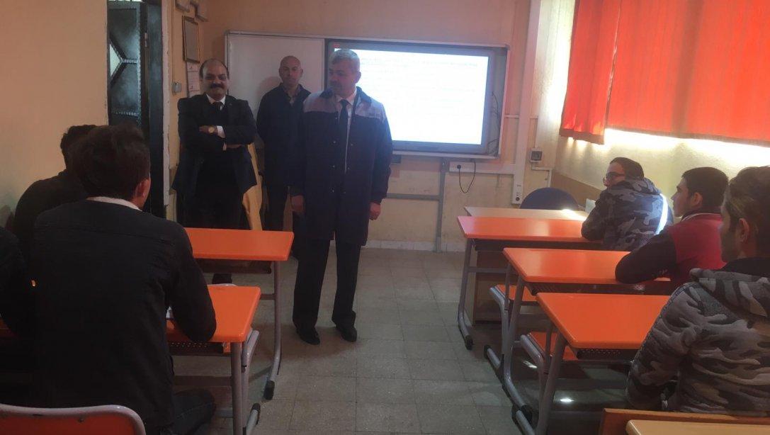 Milli Eğitim Müdürümüz Sayın Erkan ÇETİN, Gerede MTAL´ yi ziyaret etti.